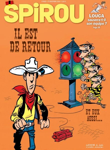 Le Journal de Spirou – 27 Novembre 2024 Cover