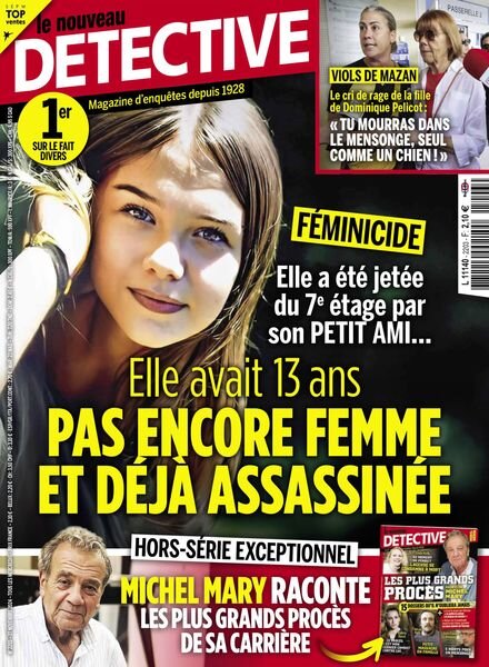 Le Nouveau Detective – 27 Novembre 2024 Cover