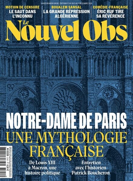 Le Nouvel Obs – 5 Decembre 2024 Cover