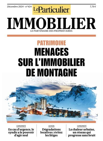 Le Particulier Immobilier – Decembre 2024 Cover