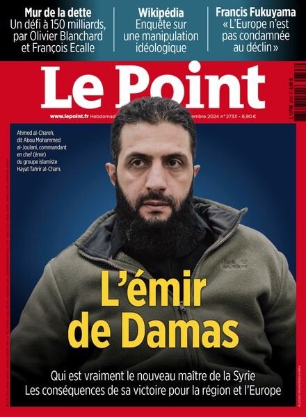 Le Point – 12 Decembre 2024 Cover