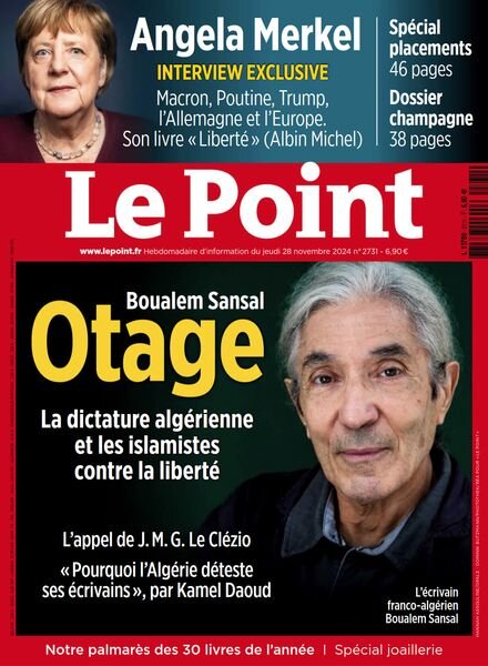 Le Point – 28 Novembre 2024 Cover