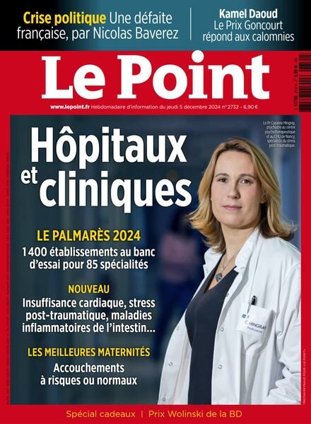 Le Point – 5 Decembre 2024 Cover