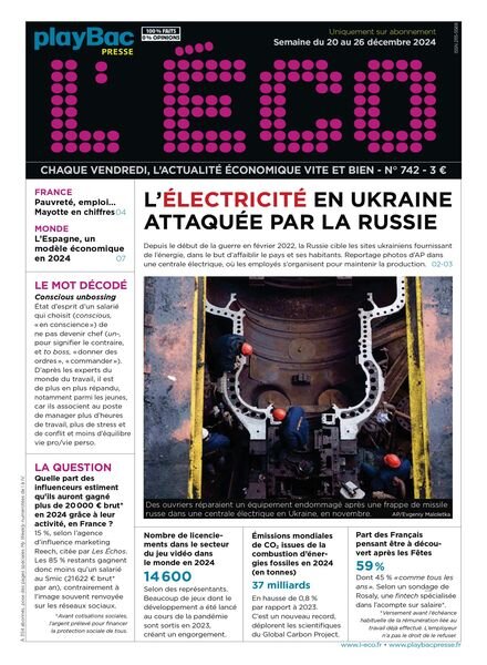 L’eCO – 20 Decembre 2024 Cover