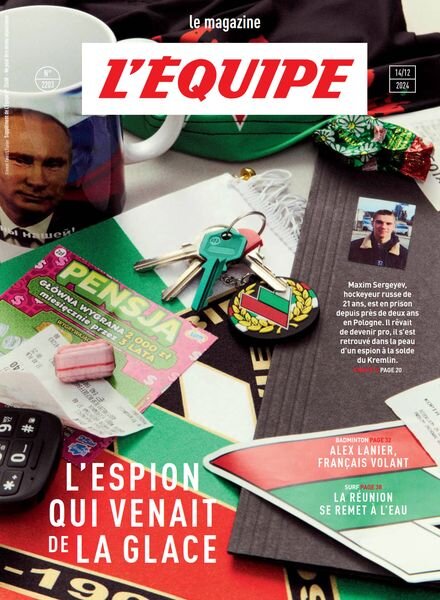 L’Equipe Magazine – 14 Decembre 2024 Cover