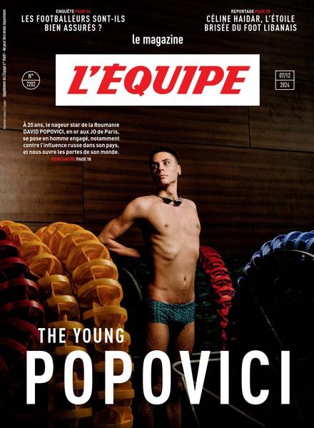 L’Equipe Magazine – 7 Decembre 2024 Cover