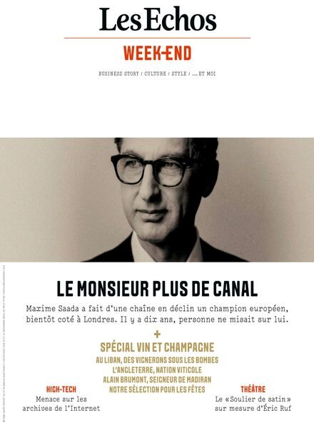 Les Echos Week-end – 13-14 Decembre 2024 Cover