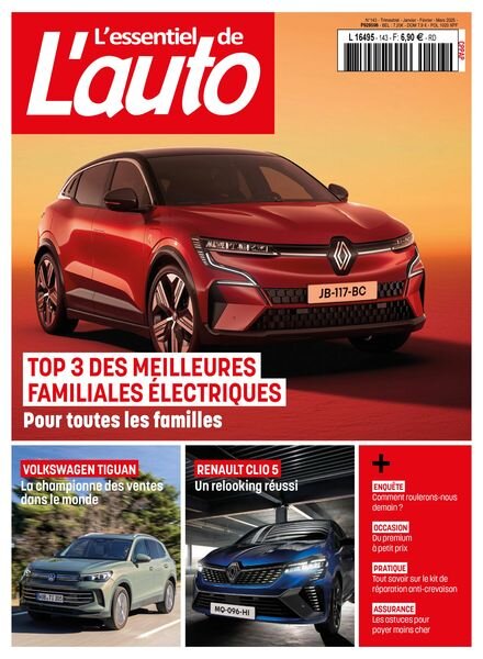 L’Essentiel de l’Auto – Janvier-Fevrier-Mars 2025 Cover