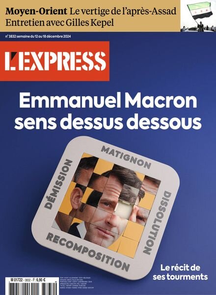 L’Express – 12 Decembre 2024 Cover