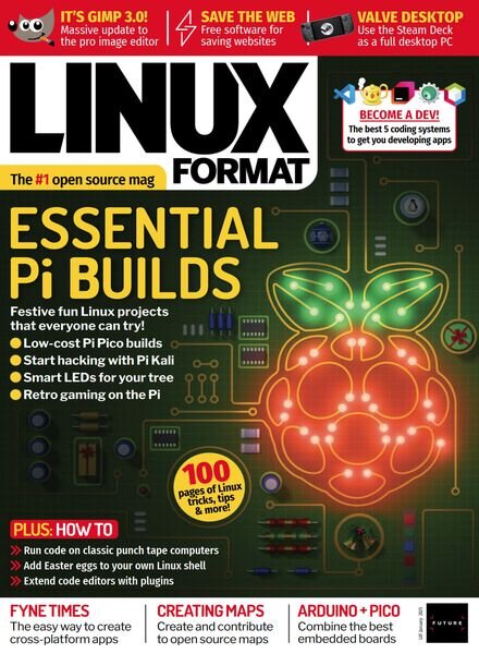Linux Format UK – January 2025 Cover