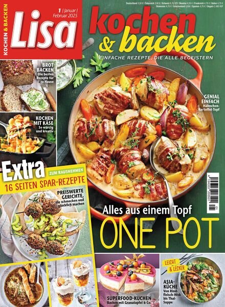 Lisa Kochen & Backen – Januar 2025 Cover