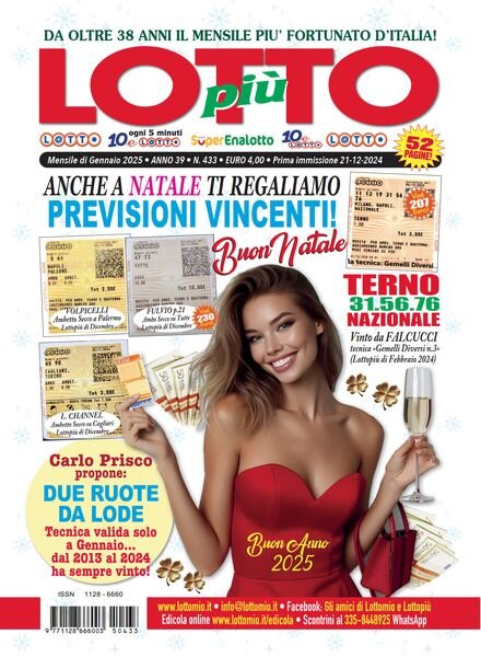 Lottopiu – Gennaio 2025 Cover