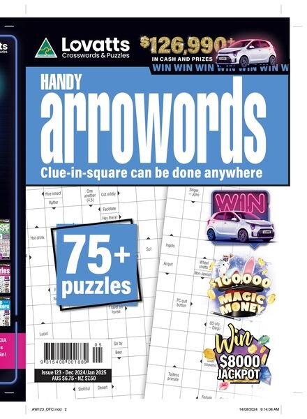 Lovatts Handy Arrowords – Issue 123 2024 Cover