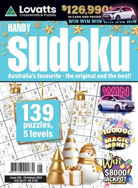Lovatts Handy Sudoku – Issue 246 2024 Cover