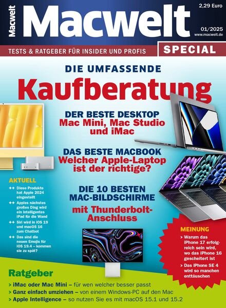 Macwelt Special – Januar 2025 Cover