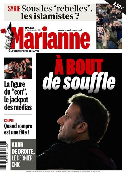 Marianne – 12 Decembre 2024 Cover
