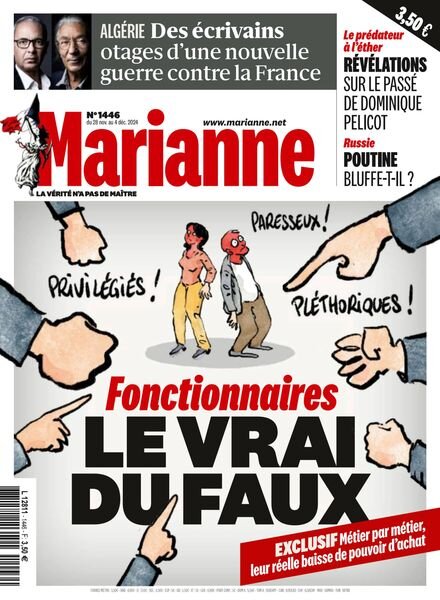 Marianne – 28 Novembre 2024 Cover