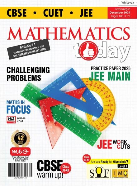 Mathematics Today – December 2024 Cover