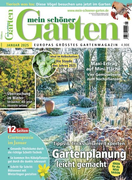 Mein schoner Garten – Januar 2025 Cover