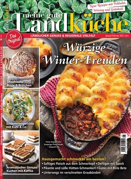 Meine gute Landkuche – Januar 2025 Cover