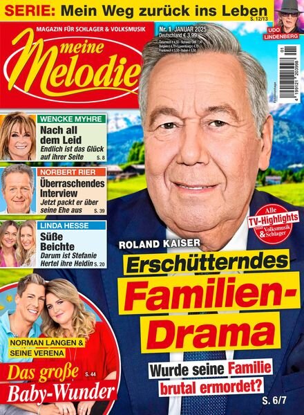 Meine Melodie – Januar 2025 Cover