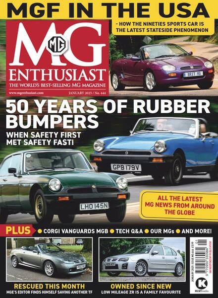 MG Enthusiast – January 2025 Cover