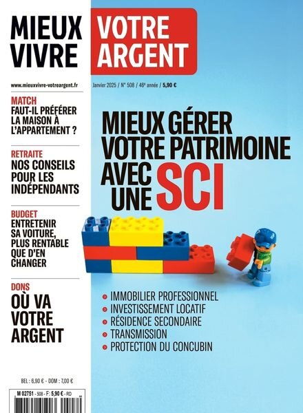 Mieux Vivre Votre Argent – Janvier 2025 Cover