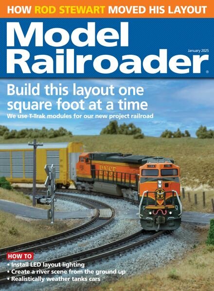 Model Railroader – January 2025 Cover
