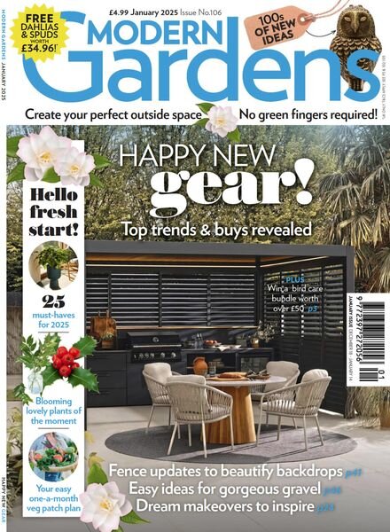 Modern Gardens – January 2025 Cover