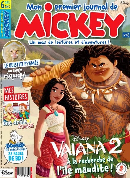 Mon Premier Journal de Mickey – Decembre 2024 Cover