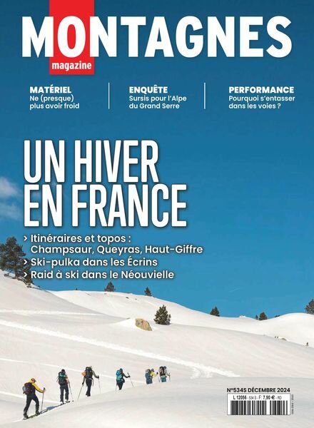 Montagnes Magazine – Decembre 2024 Cover