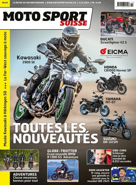 Moto Sport Suisse – Decembre 2024 Cover