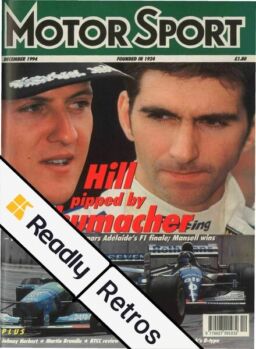 Motor Sport Magazine – December 1994
