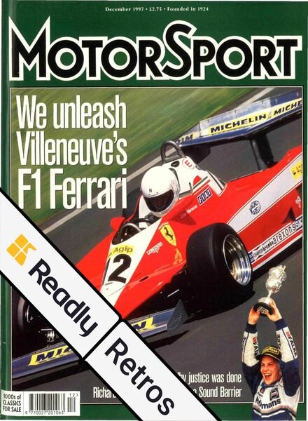 Motor Sport Magazine – December 1997 Cover