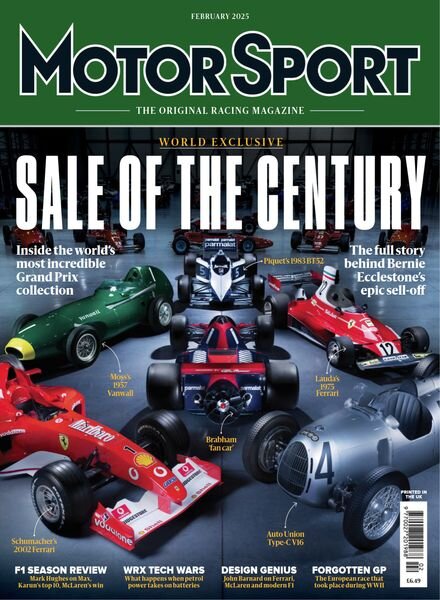 Motor Sport Magazine – February 2025 Cover
