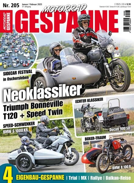 Motorrad Gespanne – Januar-Februar 2025 Cover