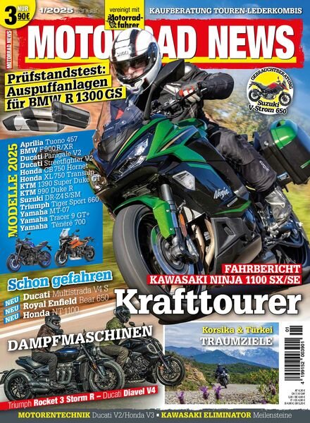 Motorrad News – Januar 2025 Cover