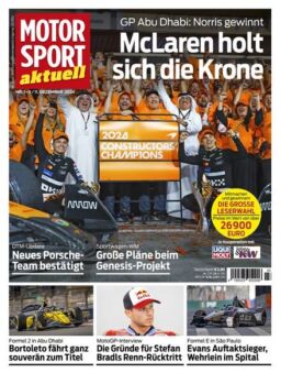 Motorsport aktuell – 10 Dezember 2024