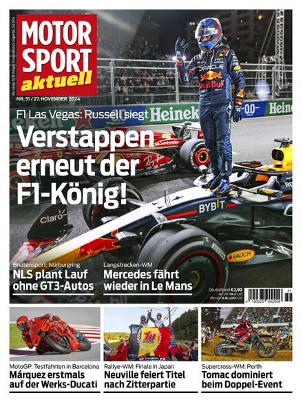 Motorsport aktuell – 26 November 2024 Cover