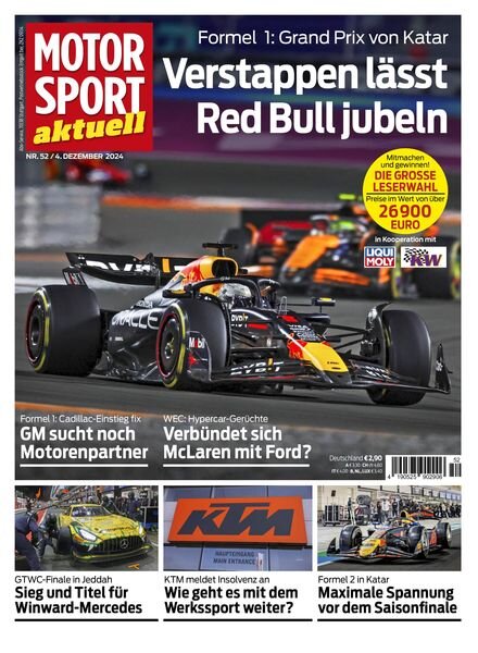 Motorsport aktuell – 3 Dezember 2024 Cover
