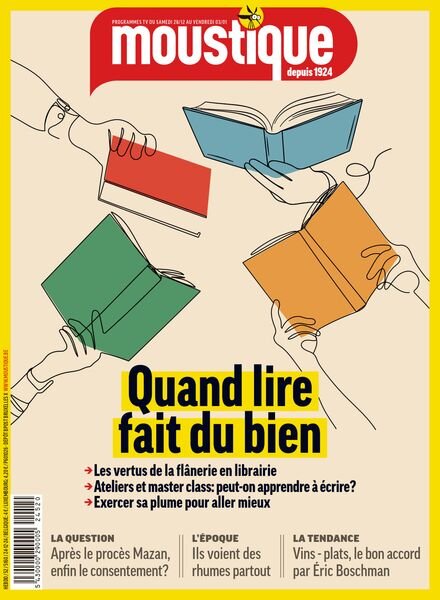 Moustique Magazine – 24 Decembre 2024 Cover