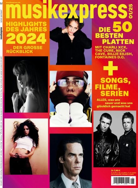 Musikexpress – Januar 2025 Cover