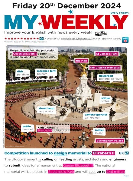 My Weekly fr – 20 Decembre 2024 Cover