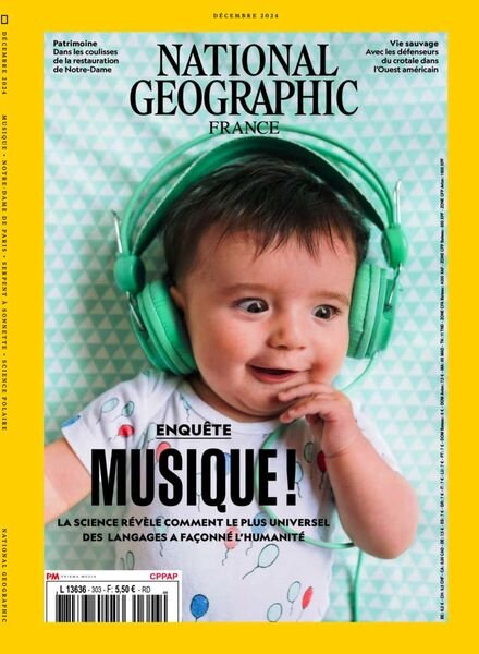 National Geographic France – Decembre 2024 Cover