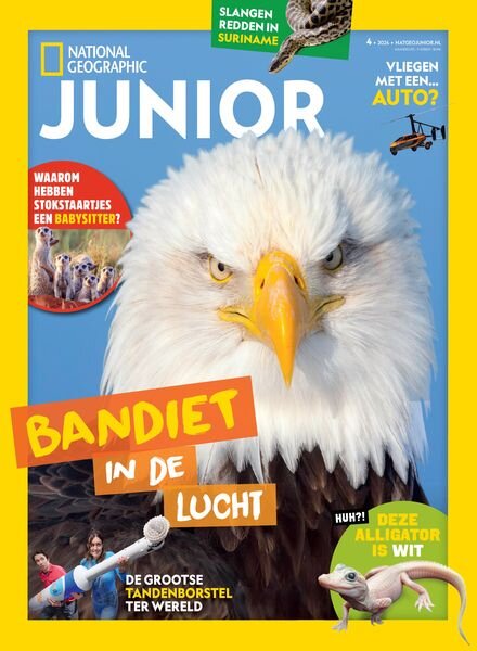 National Geographic Junior Nederland – December 2024 Cover