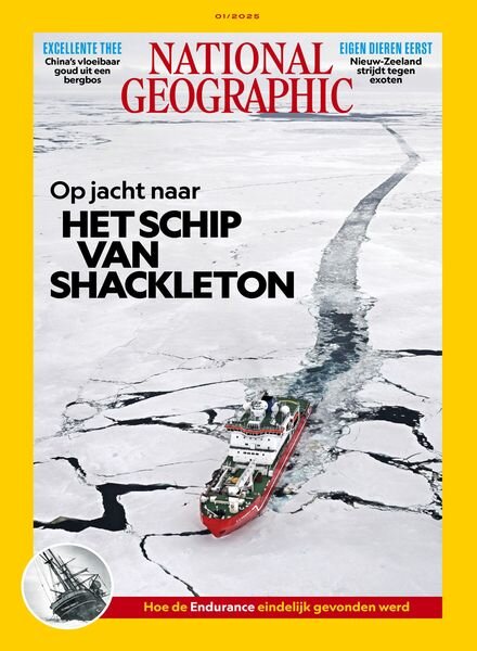 National Geographic Netherlands – Januari 2025 Cover