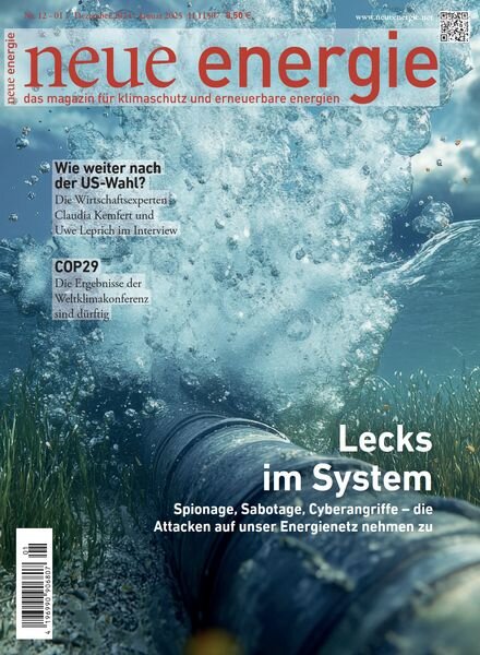 Neue Energie – Dezember 2024-Januar 2025 Cover