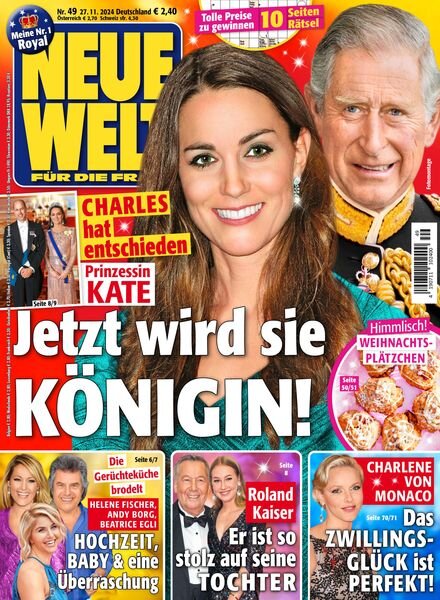 Neue Welt – 27 November 2024 Cover