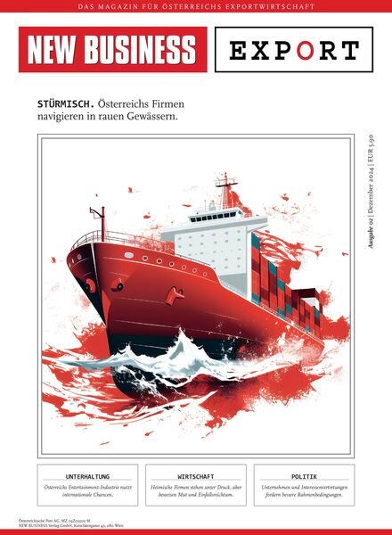 New Business Austria – Export – Dezember 2024 Cover