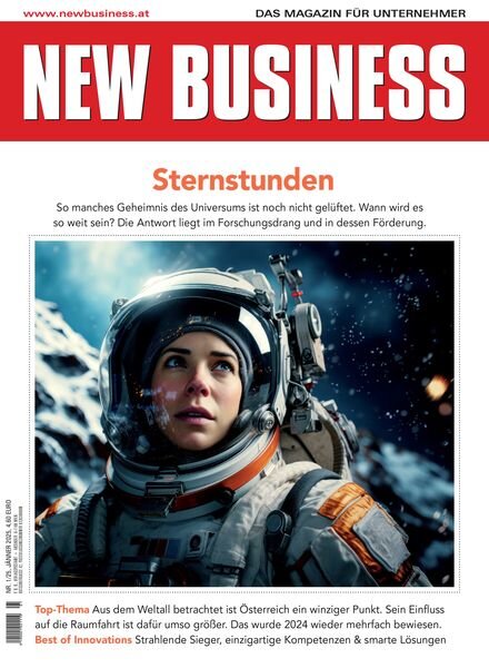 New Business Austria – Januar 2025 Cover